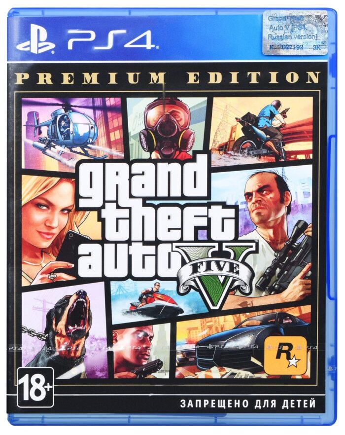 Игра Grand Theft Auto V Premium Online Edition (PS4, Русские субтитры) Игра Grand Theft Auto V Premium Online Edition (PS4, Русские субтитры)