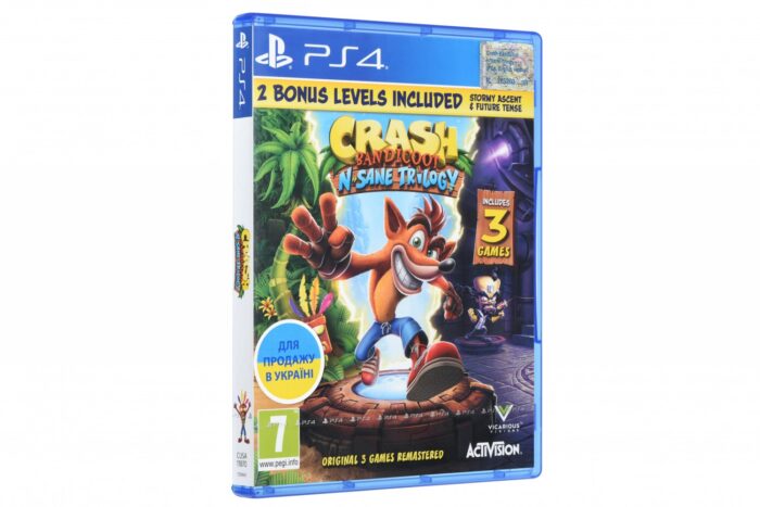 Игра Crash Bandicoot N'sane Trilogy (PS4, Английский язык) — изображение 2