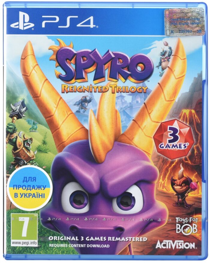 Игра Spyro Reignited Trilogy (PS4, Английский язык) Игра Spyro Reignited Trilogy (PS4, Английский язык)