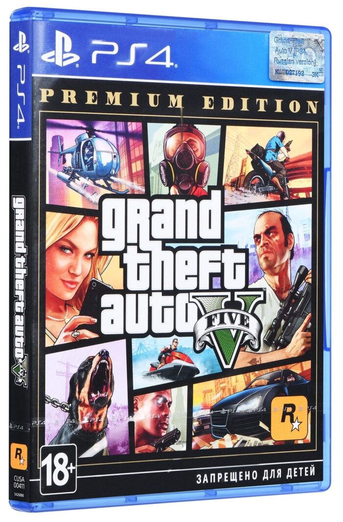 Игра Grand Theft Auto V Premium Online Edition (PS4, Русские субтитры) — изображение 2
