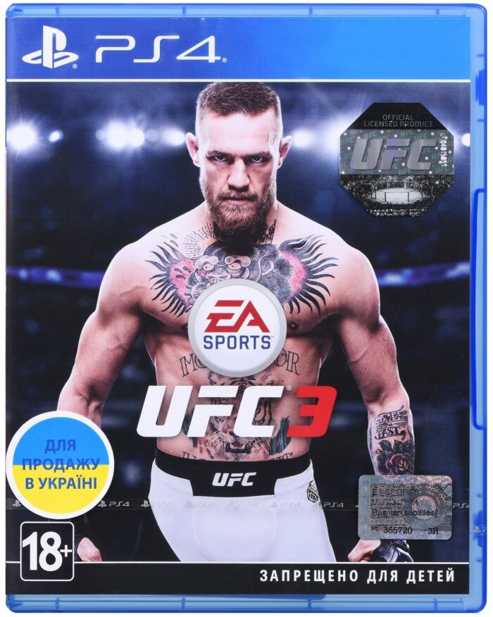 Игра EA SPORTS UFC 3 (PS4, Русские субтитры)